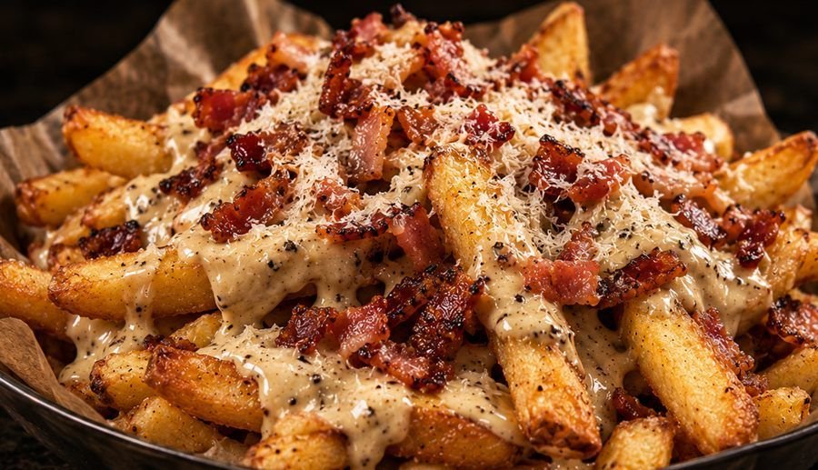 Patatas trufadas de Q Street Food